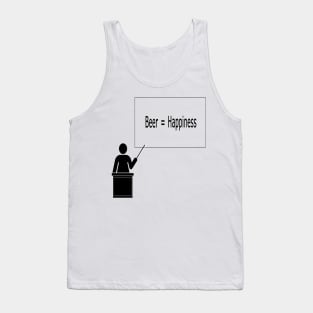 Beer = Happiness Tank Top